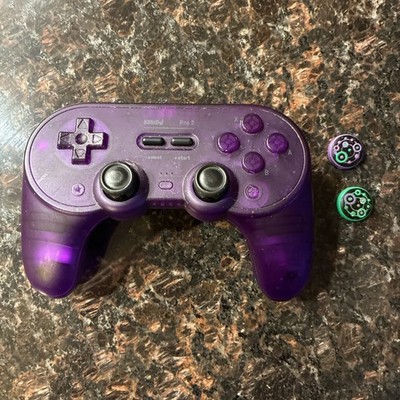 8Bitdo Pro 2 Special LIMITED Edition Purple *Missing Back And Bumper Covers