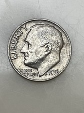 1976 Us 10 Cent Coin No Mint Mark #2