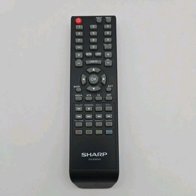 Genuine Sharp EN-83804S OEM TV Remote Control - untested