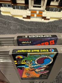 Defender II & T&C Surf Designs: Wood & Water Rage Nintendo NES Game Lot