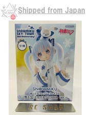 Hatsune Miku Noodle Stopper Figure Snow Miku Yuki Miku Sky Town 10th ver. FuRyu