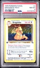 1999 DRAGONITE HOLO 4/62 1ST EDITION FOSSIL POKEMON PSA 8