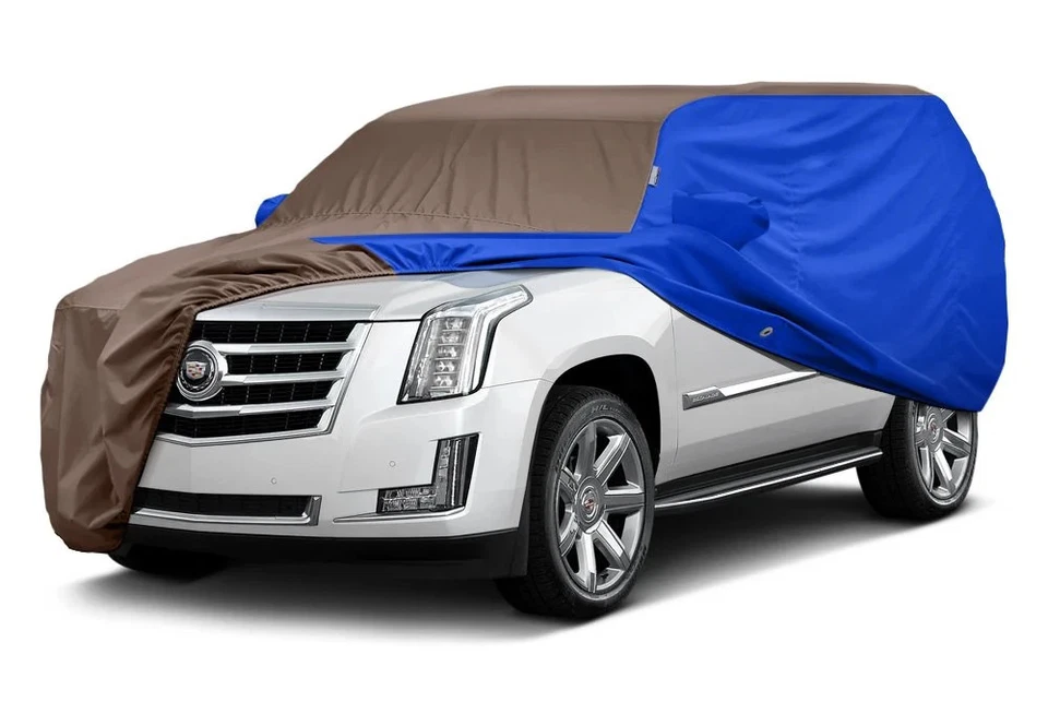 For Nissan Pathfinder Armada 04 Car Cover WeatherShield HP Two-Tone Taupe Custom Foto 2 de 4