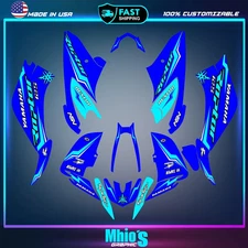 Graphic Kit for Yamaha Raptor 125 ATV All Years Custom Graphics Decals Set