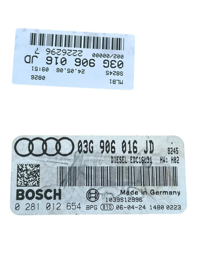 03G906016JD Centralina motore  Audi a4 b7 2000 tdi 140 cv 2004/2009 - Immagine 4 di 4