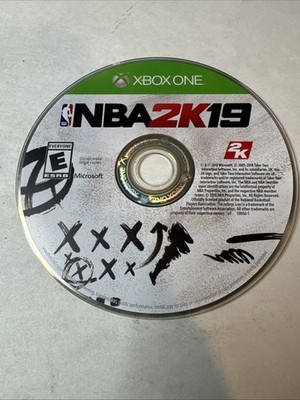 NBA 2k19 (Microsoft Xbox One, 2019) Disc Only TESTED