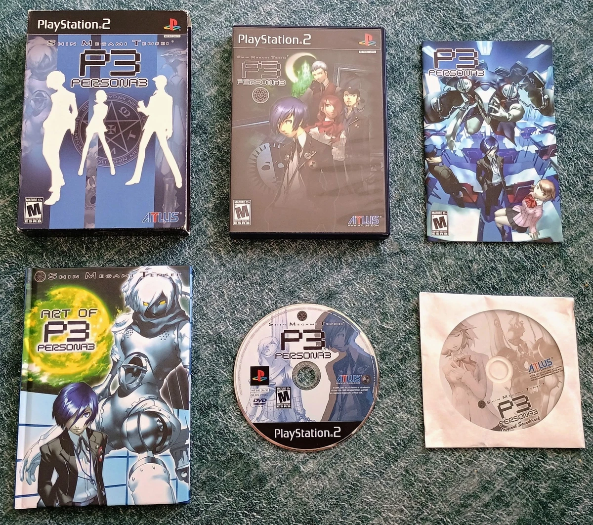 Sony PlayStation 2 Shin Megami Tensei: Persona 3 Video Games for