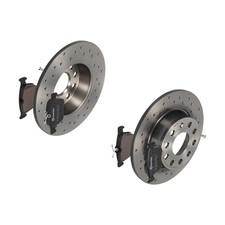 BREMBO BREMSSCHEIBEN Ø272MM + BREMSBELÄGE HINTEN FÜR VW T-ROC AUDI Q2 SKODA VW