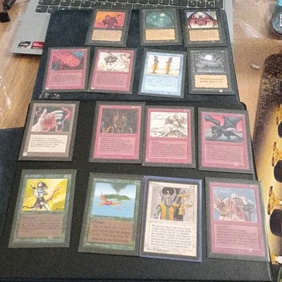 MTG BETA CE COLLECTOR EDITION BALANCE BIRDS LORD 2 HEADED GIANT LORD PIT X16 EX