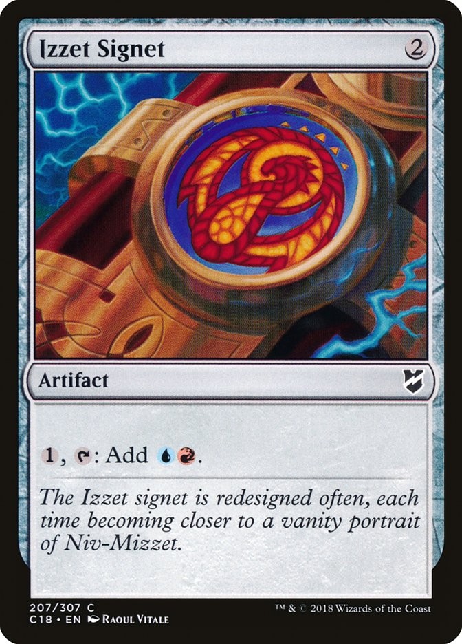 Izzet Signet 207 NM Commander 2018 MTG