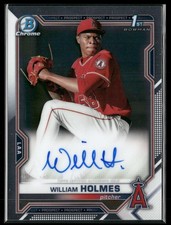 2021 Bowman #CPA-WH William Holmes Chrome Prospect Autographs