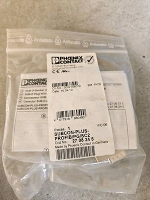 Phoenix Contact 2708245 SUBCON-PLUS-PROFIB/PG/SC2 - D-SUB bus connector — Electronics & PCBs