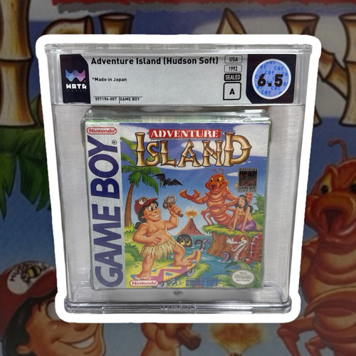 1ª IMPRESIÓN! Adventure Island Hudson Soft! Nintendo Gameboy 6.5 A WATA NO VGA CGC - Imagen 1 de 8