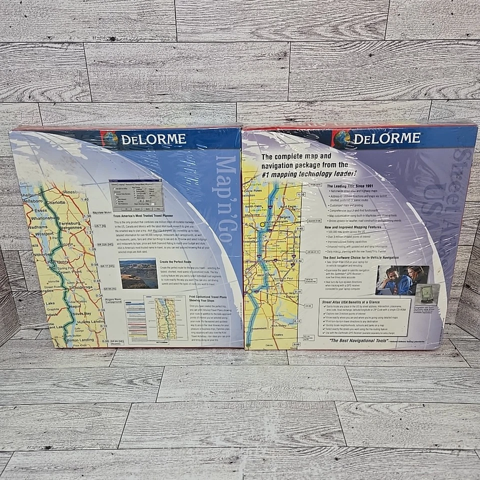 DELORME Street Atlas USA Version 8.0 / Map 'n' Go CD-Rom Atlas 2000 NEW - Image 2 of 4