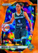 2024 Panini Prizm WNBA - Moriah Jefferson #131 Orange Cracked Ice Prizms