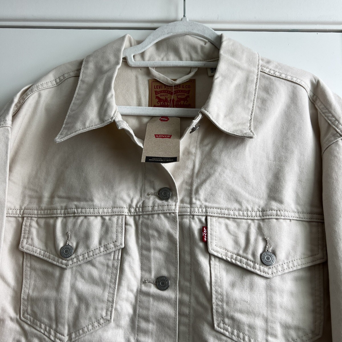 Levi's trucker jacket, sz large NWT | eBay