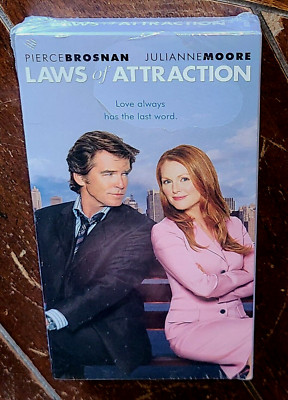 Laws of Attraction (VHS, 2004, New Line Cinema) Pierce Brosnan/Julianne Moore!