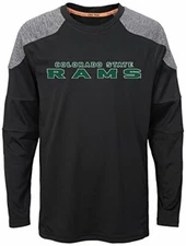 NCAA Colorado State Rams Boys Outerstuff "Gamma" Long Sleeve Performance Tee,...
