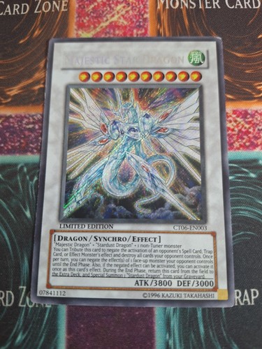 Yu-Gi-Oh! TCG Majestic Star Dragon CT06-EN003 Limited Secret Rare LP