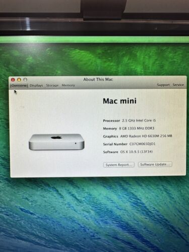 Apple Mac mini A1347 Late 2012 Core i5 2.5GHZ 8GB RAM DDR3 500GB HD - Picture 2 of 20