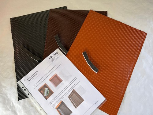 PV ZIEGEL ALU KLEBEZIEGEL  SOLARZIEGEL METALLZIEGEL BLECHZIEGEL PLATTE PV ANLAGE - Bild 6 von 6