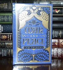 New War and Peace by Leo Tolstoy Sealed Leather Bound Collectible Hardcover