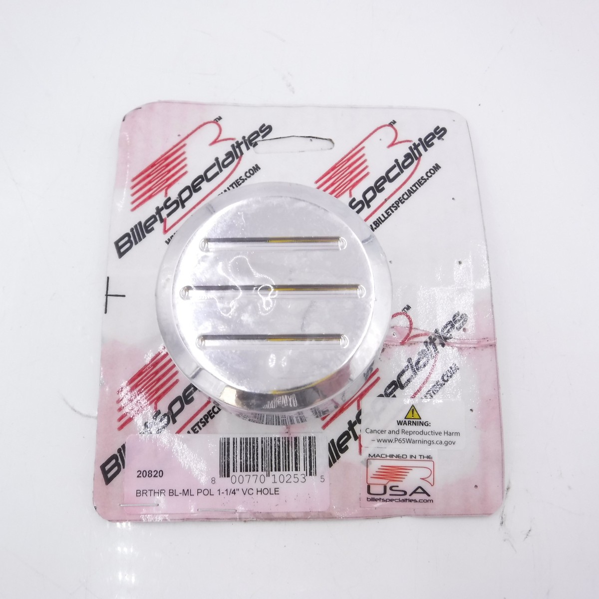 Billet Specialties Polished Breather Billet Specialties Polished Breather
