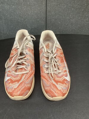 Womens Nike Metcon 6 Running Trainers 9.5 Desert Sand Beige Pink DJ3076-064