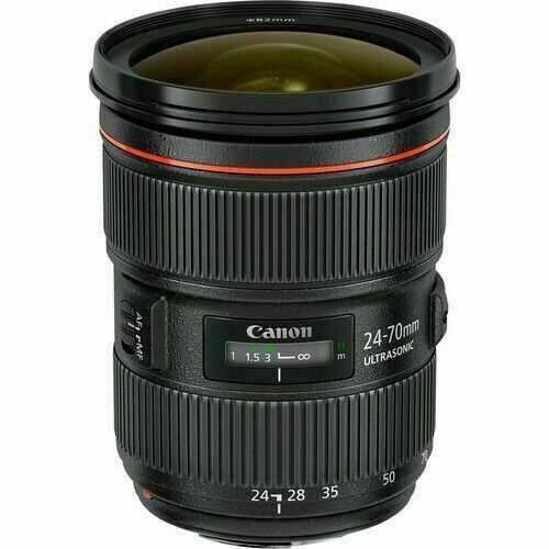 Canon EF 24-70mm f/4L IS USM Lens with Professional Bundle Package