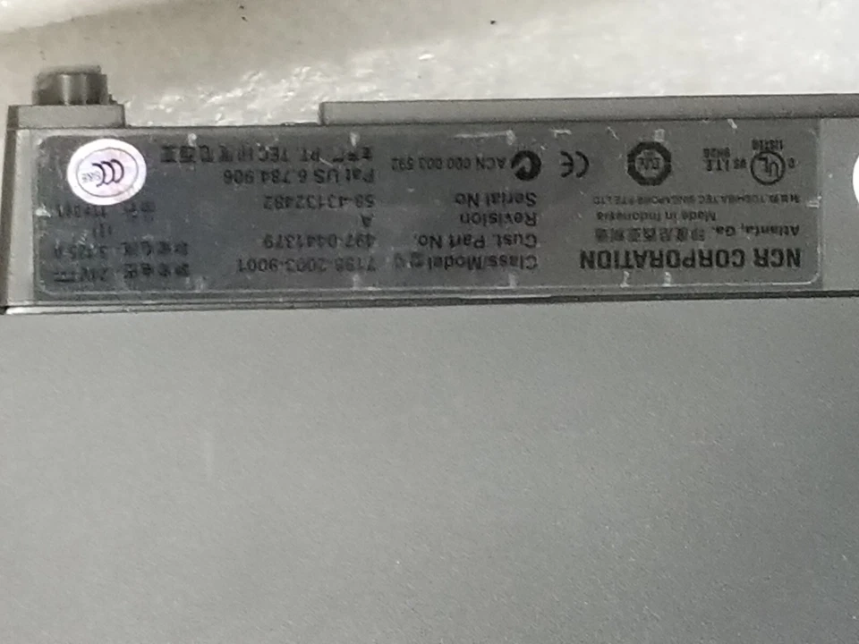 NCR RealPOS 7198 Two Sided Thermal Receipt Label Printer 7198-2003-9001  - Image 4 of 4