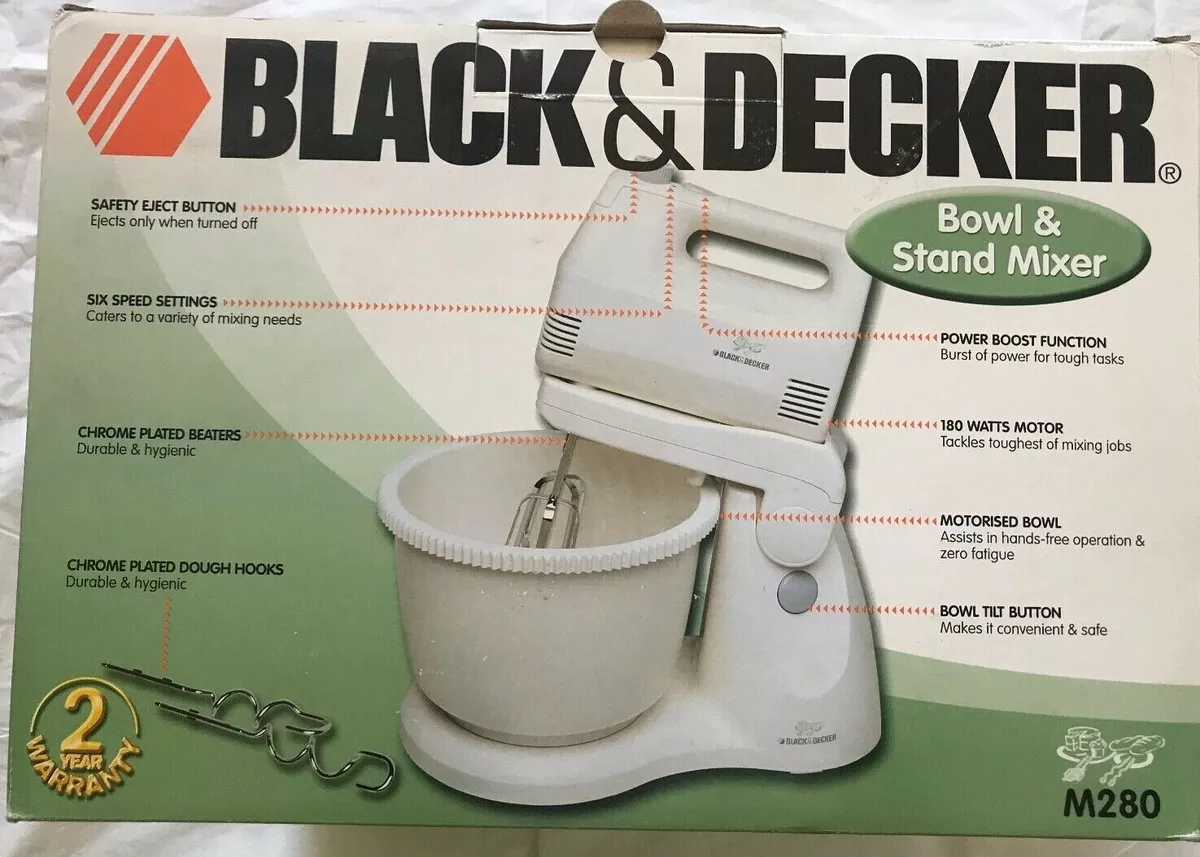 Black & Decker M280 Watt Stand Mixer for 220 Volts ONLY (Will NOT Work in  USA 