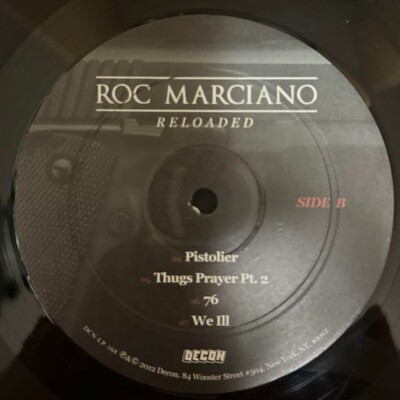 Roc Marciano Reloaded 12 Vinyl 2018 US Reissue 2LP Decon Records