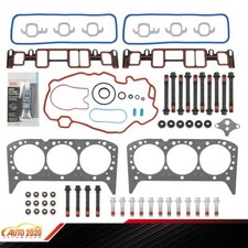 Fit For 1996-06 Chevrolet Astro Blazer GMC Savana 4.3L OHV Head Gasket Set Bolts