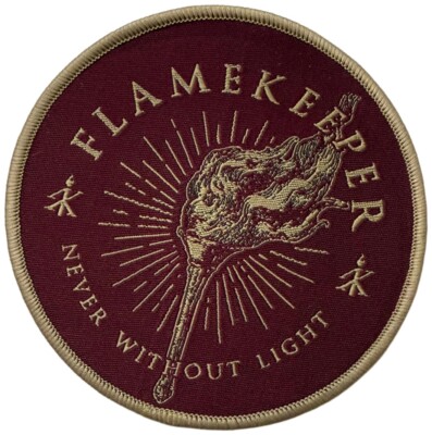 FLAMEKEEPER - Never Without Light - 9,9 cm - Patch - 169836