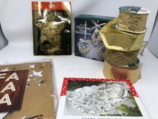 Lot of various Holiday Christmas Items including Ribbon, Gift Bags and More