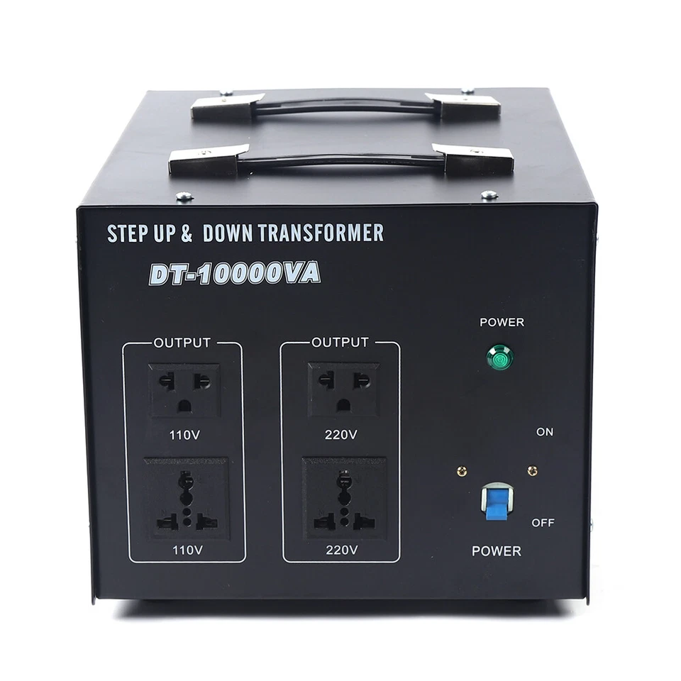 5000W/8000W 110V To 220V Step-Up Down Dual Voltage Transformer Power Converter - Image 3 of 4