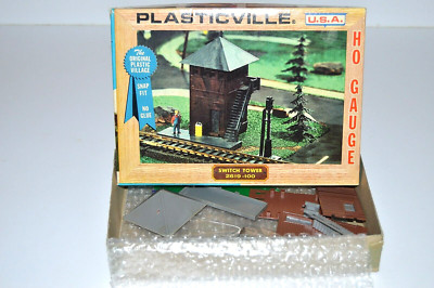 Plasticville Model Building HO Scale 2619-100 Switch Tower w/Box