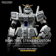 1/144 HG UC RGM-79FC Striker Custom Katana Gundam 3D Printing Resin Garage Kit
