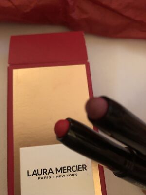 Laura Mercier Velour Seduction Lip Duet Velour Matte Crayons Dominate & Fresh