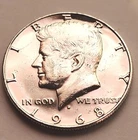 Very Nice 1968 D Kennedy Half Dollar 40% Vintage Silver Brilliant Free SHI KS577