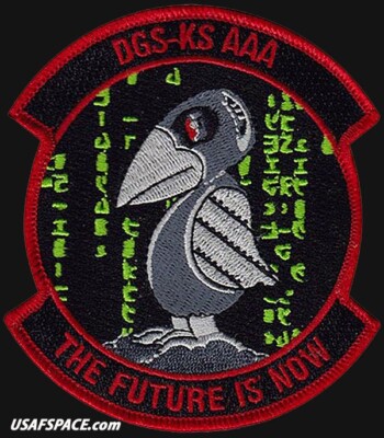 USAF 161ST INTELLIGENCE SQ -DISTRIBUTED GROUND SYSTEM-KANSAS ANG- ORIGINAL PATCH