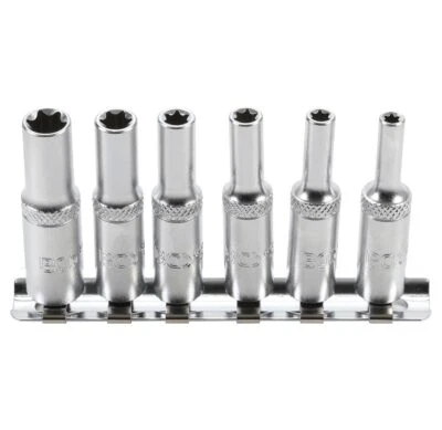 BGS TECHNIC BGS DOUILLES TORX FEMELLES E LONGUES 1/4 E4, E5, E6, E7, E8, E10