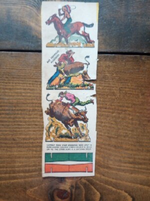 Vintage Rodeo Cereal Box Cut Out Cardboard ( F138 ) | eBay