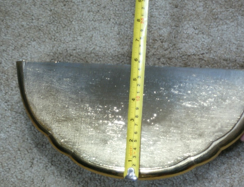 Vintage Burwood 2625 gold wall shelf 12.75" Made in the USA - Picture 7 of 8