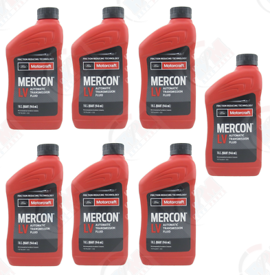 Motorcraft MERCON LV ATフルード 3本セット Motorcraft Mercon LV Automatic Transmission Fluid 7 Quarts Pack