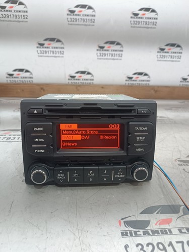 👉AUTORADIO STEREO LETTORE CD 2012 KIA RIO III 961701W750CA 10R-035704 C1 - Foto 7 di 24