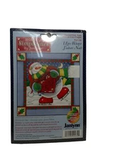 Counted Cross Stitch Kit - Janlynn - I LOVE WINTER - Holiday Simplcities, 6"x 6"