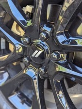 17-23 Dodge Challenger Charger Black Silver Wheel Center Caps 4 Mopar Jeep