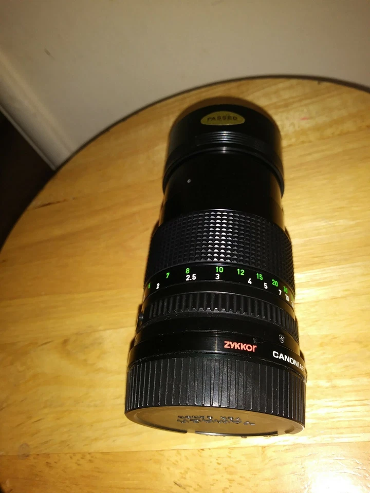 ZYKKOR CANON Lente Mira Cámara Canon AF FD 135mm f/2.8 Zykkor Japón Nuevo Foto 3 de 4