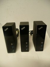 Lot of 3 Lenovo ThinkPad OneLink Pro Dock USB 3.0 Docking Stations DU9033S1